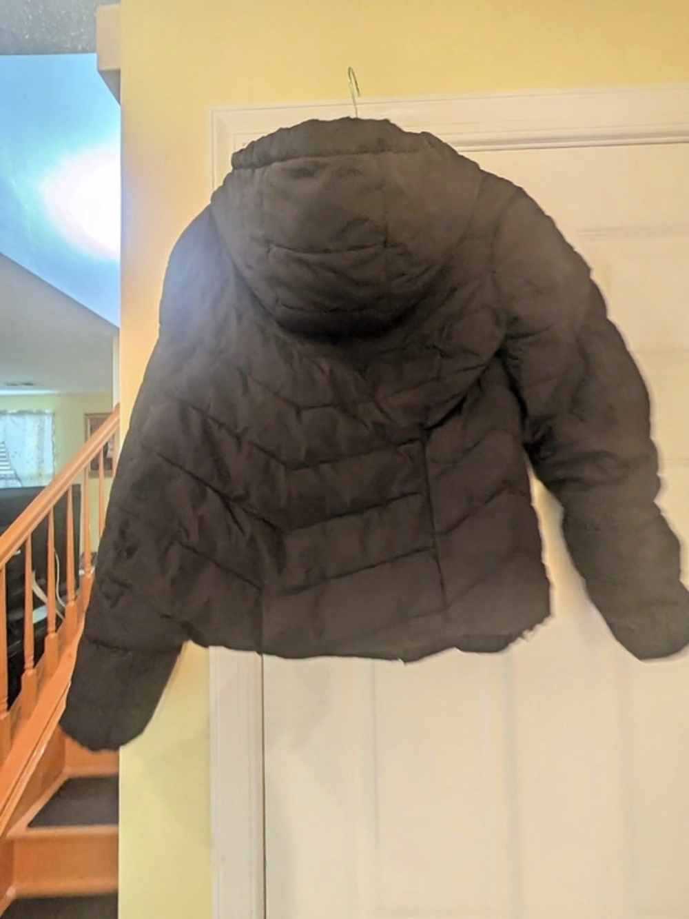 Lauren Ralph Lauren Black Puffer Jacket Size Medium Like New - Picture 6 of 7